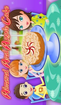 Almond and Apple Cake Cooking游戲截圖3