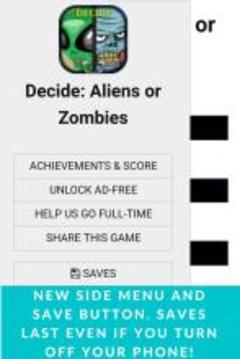 Decide: Aliens or Zombies CYOA游戲截圖2