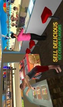 Beach Ice Cream Shop: Ice Cream Delivery Games游戲截圖2