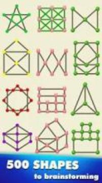 1 Line - Draw 1 Stroke By One Touch - Shape Games游戲截圖5