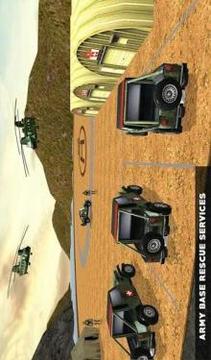 US Army Helicopter Rescue: Ambulance Driving Games游戲截圖1