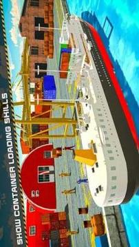 Cargo Crew Truck Sea Port Driver游戲截圖2
