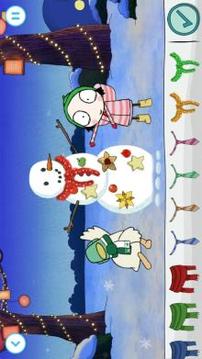 Sarah & Duck: Build a Snowman游戲截圖4