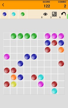 Color Lines (9x9)游戲截圖1