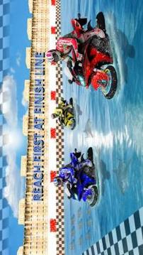 water surfing Motorbike Race Adventure游戲截圖3