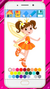 Fairy Coloring Book - Cut Fairy Coloring Book 2018游戲截圖3