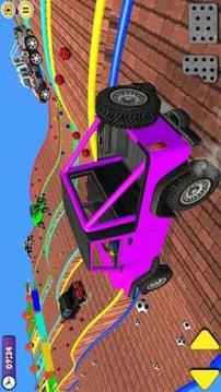 Superhero Offroad Jeep Race: Extreme Driving游戲截圖1