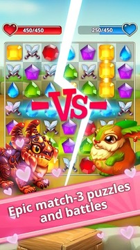 Pet Heroes: Puzzle Adventure游戲截圖2
