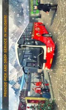 Uphill Bus Drive : Christmas Bus Simulator游戲截圖2