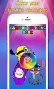 Cartoon & anime coloring book游戲截圖5