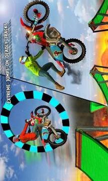 Bike Stunts Impossible Tracks Rider游戲截圖3