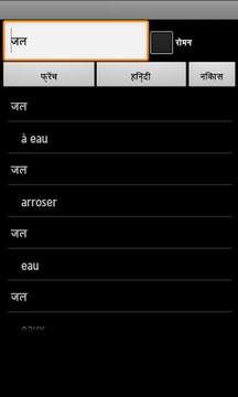 French Hindi Dictionary游戲截圖3