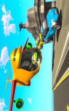 Airplane Pilot Cars Stunt Battles游戲截圖4