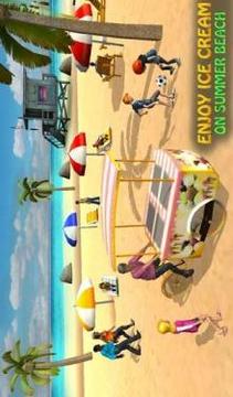 Beach Ice Cream Shop: Ice Cream Delivery Games游戲截圖5