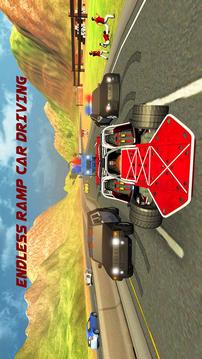 爆破德比3D - 坡道車游戲截圖2