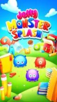 Jelly Monster Splash - Free Jelly Match 3 Mania游戲截圖3