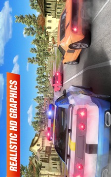 Crime Police Car : Robber Chase Game Simulator 3D游戏截图2