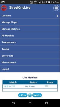 Cricket Scorer for All Matches游戲截圖3