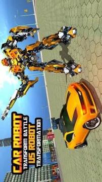 Flying Superhero Car Robot Transform Games游戏截图1