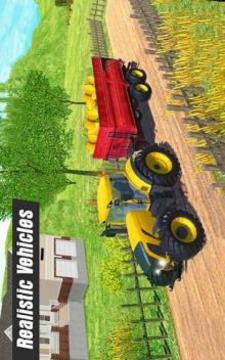Farming Simulator: Cargo Transport Tractor Driving游戲截圖2