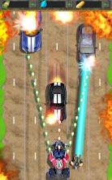 Fastlane Moto Racer Shooter 2D游戲截圖5