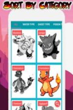 Pokees Coloring by Pixel & Numbers Sandbox Art游戲截圖5