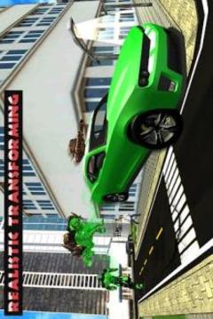 Futuristic Robot Car Transforming Cheetah Battle游戲截圖2