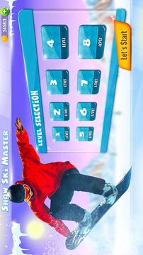 滑雪板 主 ： 下坡 單板滑雪游戲截圖1