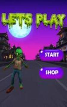 Zombie Hero Surfer: Halloween Run Game游戲截圖2