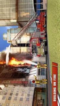 City Firefighter Truck Driving Rescue Simulator 3D游戲截圖4