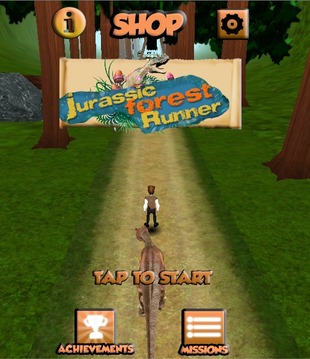 Jurassic Forest Runner游戲截圖1
