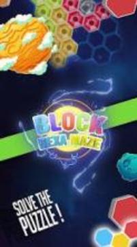 Block Hexa Maze Space: Puzzle Game游戲截圖1