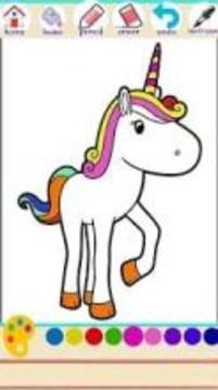 Unicorn Coloring Book Free游戲截圖5