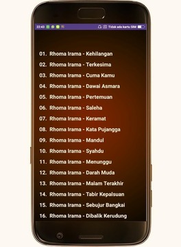 Rhoma Irama Album Offline + Lirik游戲截圖3