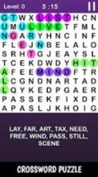 WORDS SEARCH: INFINITE CROSSWORD PUZZLE FREE GAME游戲截圖3