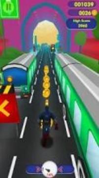 Subway Captain Hero Adventure Runner游戲截圖1