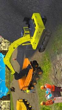 City Road Construction: Crane And Truck Games 2018游戲截圖3