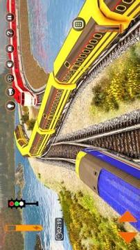 Train Simulator Driving Uphill Train Game游戲截圖3