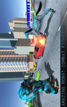 US Police Robot Car Cop Transform Horse Games游戲截圖3