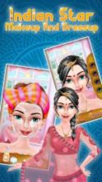 Indian Star Makeup And Dressup游戲截圖4