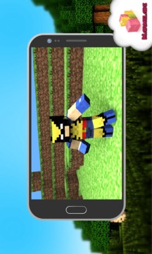 Mod Hero Wolverine for MCPE游戲截圖2