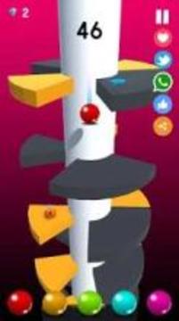 Ball Jumper - Helix Jumper Games游戲截圖2