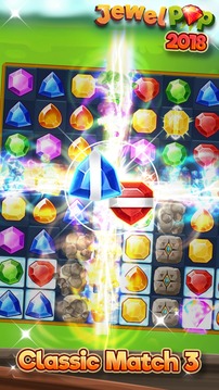 Jewel Pop: Match 3 Legend游戲截圖1