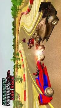 Top Speed Superhero Formula Car: Simulator Game游戲截圖2