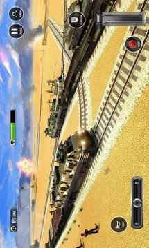 Army Train Shooter : Robot Transformation Game游戲截圖3