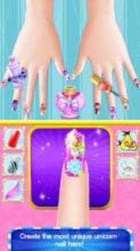 Rainbow Unicorn Fashion Salon游戲截圖4