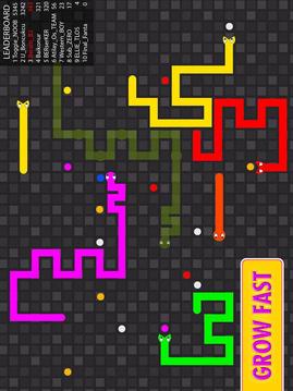 snoke.io - slither on blocks游戲截圖1
