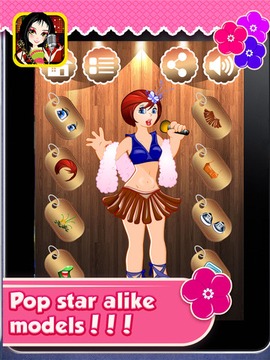 Rockstar Girl Dressup游戲截圖4