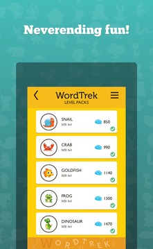 WordTrek brain puzzles & games游戲截圖3