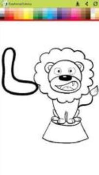 Cute Animals : Childrens coloring book游戲截圖3
